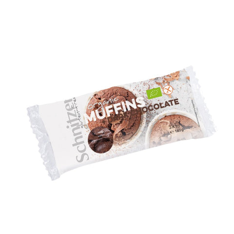 Comprar online MUFFINS DE CHOCOLATE SIN GLUTEN 140 G BIO de SCHNITZER. Imagen 1