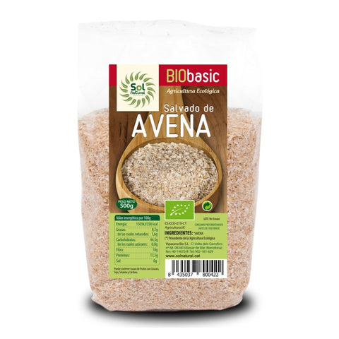 Comprar online SALVADO DE AVENA BIO 500 g de SOLNATURAL. Imagen 1
