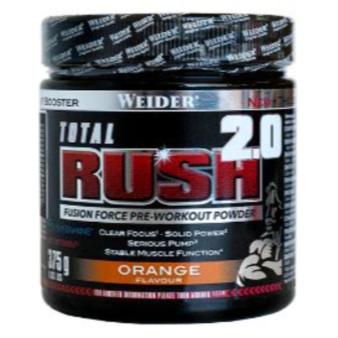 Comprar online TOTAL RUSH 2.0 ORANGE 375 g de WEIDER. Imagen 1
