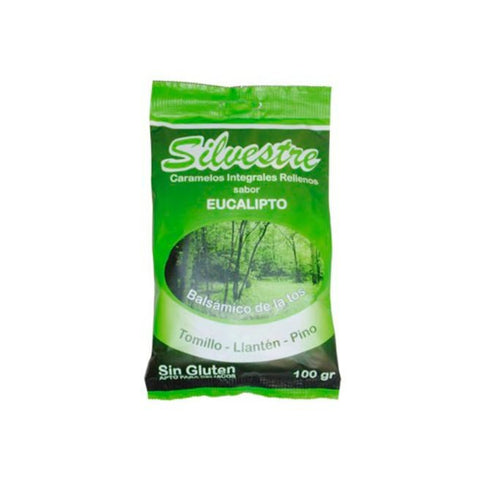 Comprar online CARAMELOS EUCALIPTO RELLENOS 100 GR. de SILVESTRE. Imagen 1