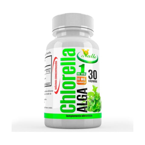 Comprar online ALGA CHLORELLA   30 Caps de VALLE. Imagen 1