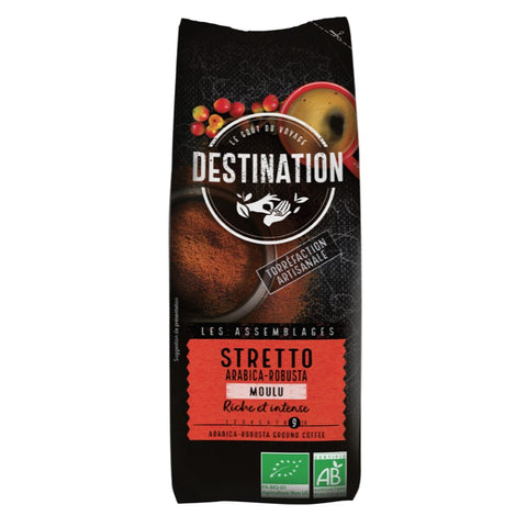 Comprar online CAFE STRETTO ITALIANO  MOLIDO 250 gr de DESTINATION. Imagen 1
