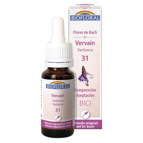 Comprar online FLORES DE BACH 31 VERVAIN VERBENA BIO 20 ML de BIOFLORAL. Imagen 1