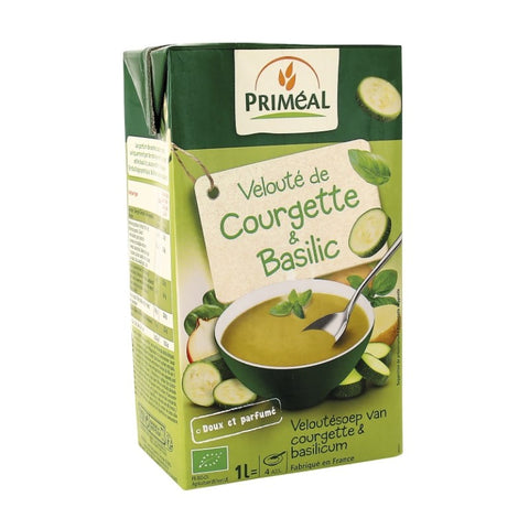 Comprar online CREMA CALABACIN ALBAHACA PRIMEAL 1L de PRIMEAL. Imagen 1