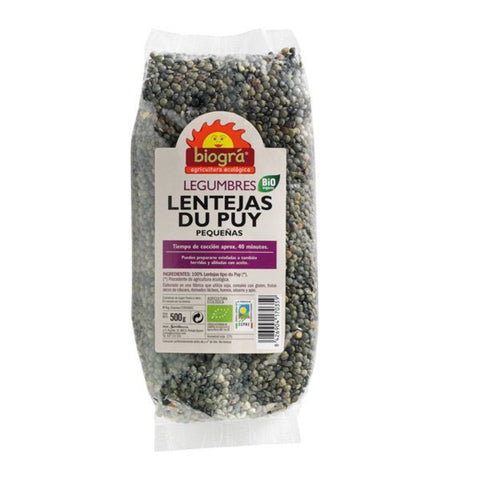 Comprar online LENTEJAS DUPUY (PEQUEÑAS) 500G BIOGRA BIO de BIOGRÁ (SORRIBAS). Imagen 1