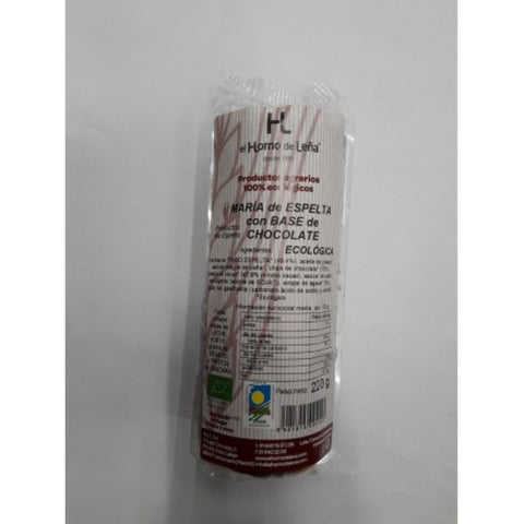 Comprar online MARIA DE ESPELTA CON BASE DE CHOCOLATE RULO 220 gr de HORNO DE LEÑA. Imagen 1