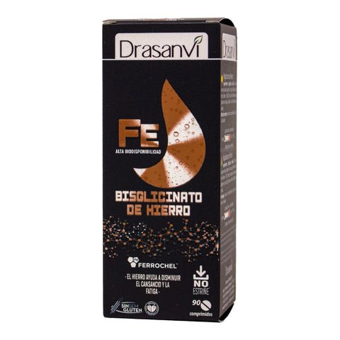 Comprar online MINERAL BISGLICINATO HIERRO FERROCHEL 90 Comp de DRASANVI. Imagen 1