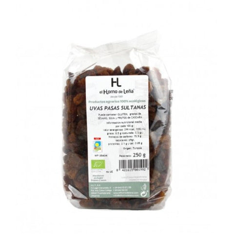 Comprar online PASAS SULTANA ECO 250 gr de HORNO DE LEÑA. Imagen 1