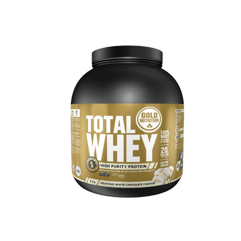 Comprar online TOTAL WHEY  CHOCOLATE BLANCO -AVELLANA 260 G GN de GOLD NUTRION. Imagen 1