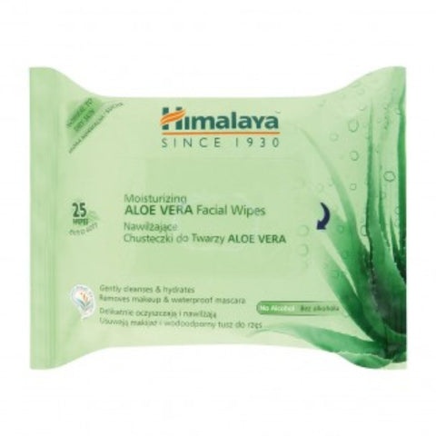 Comprar online TOALLITAS FACIALES DE ALOE VERA 25 Unidades de MASS HERBAL HIMALAYA. Imagen 1