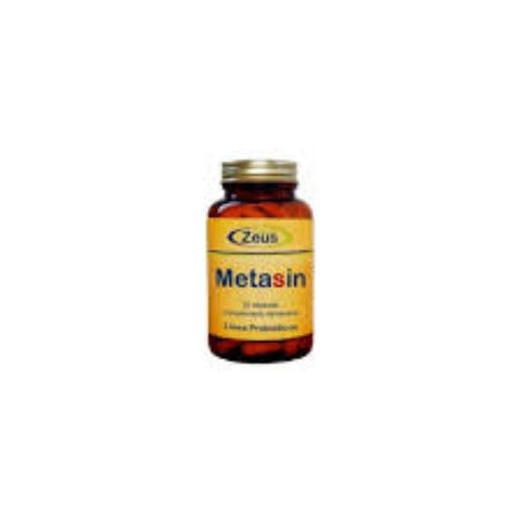 Comprar online METASIN 30 CAPS de ZEUS. Imagen 1
