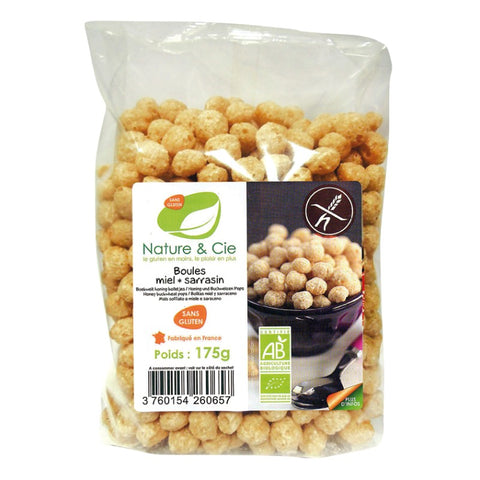 Comprar online BOLITAS DE TRIGO SARRACENO CON MIEL SIN GLUTEN BIO de NATURE&CIE. Imagen 1