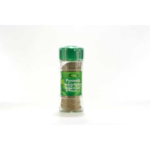 Comprar online TARRO PIMIENTA NEGRA MOLIDA ECO 38 gr de ARTEMISBIO. Imagen 1