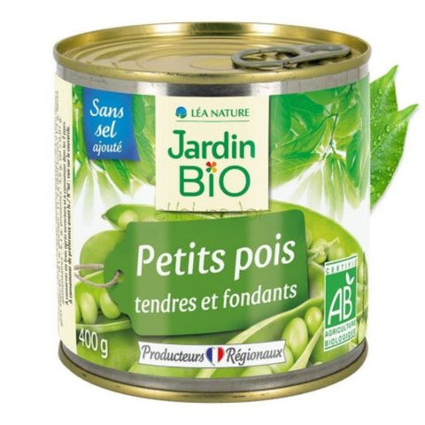 Comprar online JB GUISANTES SIN SAL AðADIDA 400G de JARDIN BIO. Imagen 1