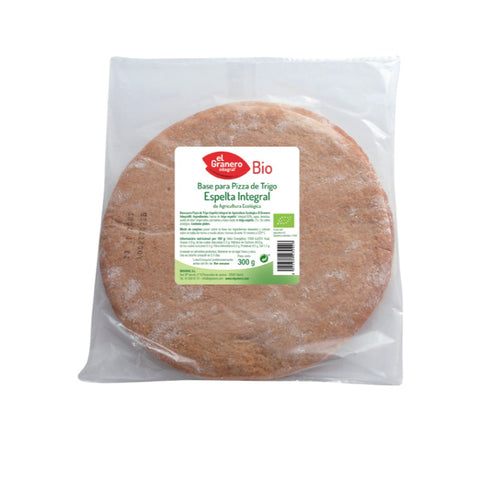 Comprar online BASES DE TRIGO ESPELTA INTEGRAL PARA PIZZA BIO 2 U de EL GRANERO INTEGRAL. Imagen 1