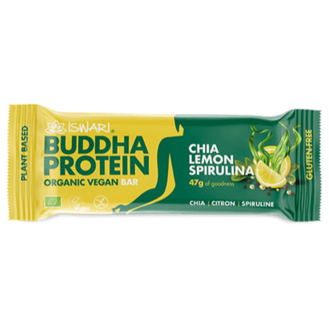 Comprar online BUDDHA PROTEIN CHIA-LIMON-SPIRULINA 35 gr de ISWARI. Imagen 1