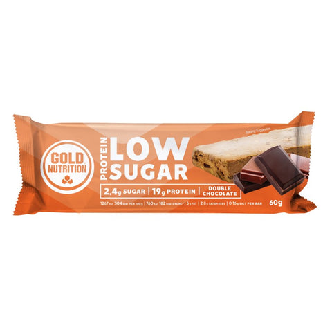 Comprar online T.PROT BAR LOW SUGAR DOBLE CHOCOLATE 60 G 10 UN de GOLD NUTRION. Imagen 1