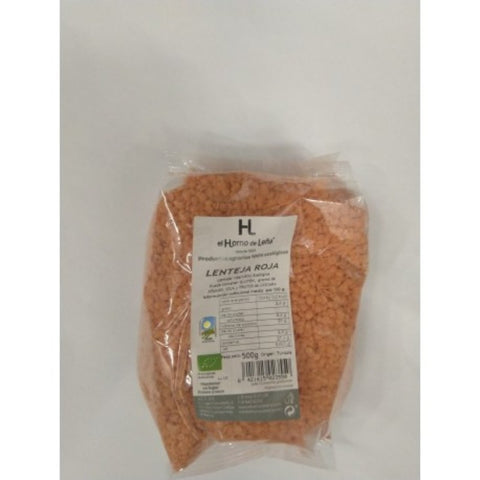 Comprar online LENTEJA ROJA ECO 500 gr de HORNO DE LEÑA. Imagen 1