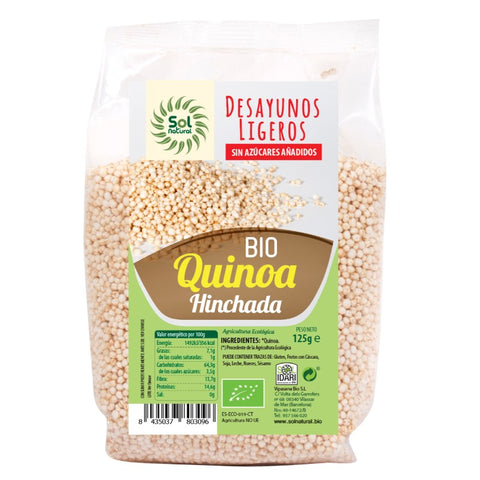 Comprar online QUINOA HINCHADA BIO 125 g de SOLNATURAL. Imagen 1