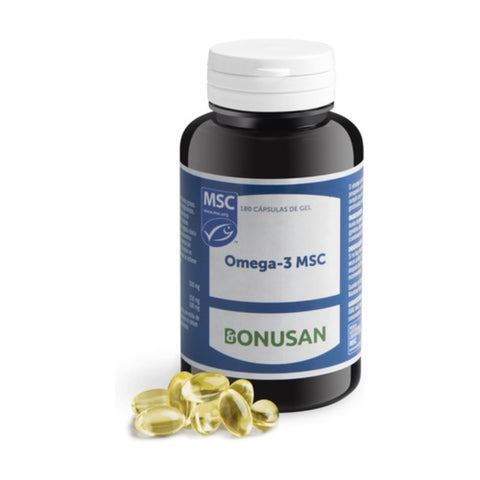 Comprar online OMEGA-3 MSC 180 CAP 180 Cap de gel de BONUSAN. Imagen 1