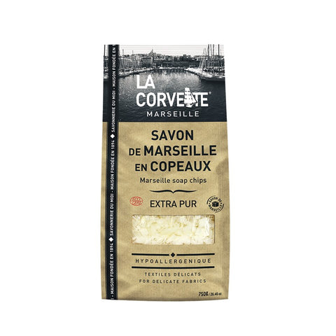 Comprar online SACO JABON MARSELLA EN VIRUTAS EXTRA PURO 750gr de LA CORVETTE. Imagen 1