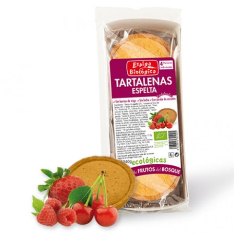 Comprar online TARTALETA FRUTAS DEL BOSQUE 4 Uds de ESPIGA BIOLOGICA. Imagen 1