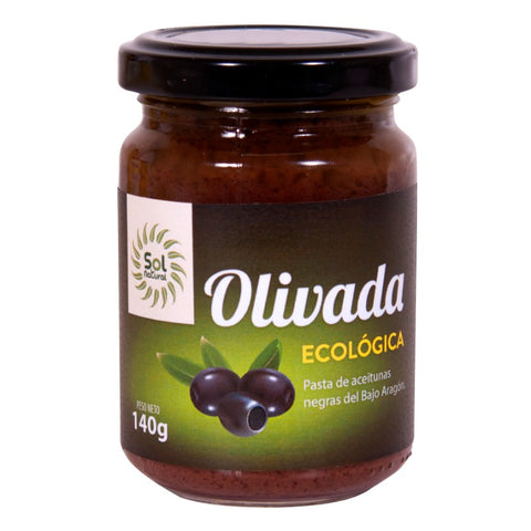 Comprar online OLIVADA NEGRA BAJO ARAGON BIO 140 g de SOLNATURAL. Imagen 1