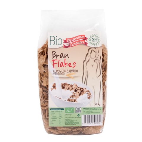 Comprar online BRAN FLAKES CON SALVADO BIO 225 g de SOLNATURAL. Imagen 1
