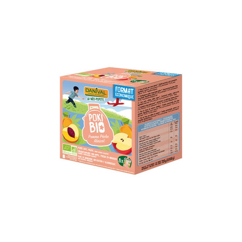 Comprar online PACK 8 SMOOTHIES DE MANZANA Y MELOCOTON 720 gr de DANIVAL. Imagen 1