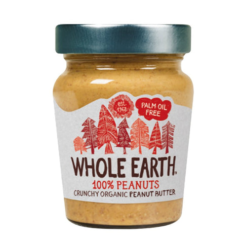Comprar online CREMA CRUJIENTE DE CACAHUETE BIO 227 gr de WHOLE EARTH. Imagen 1