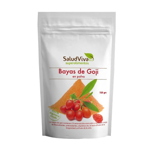 Comprar online BAYAS DE GOJI EN POLVO 125GR. de SALUD VIVA. Imagen 1
