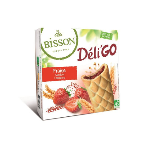 Comprar online GALLETA DELI GO FRESA BISSON 150 G de BISSON. Imagen 1