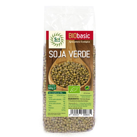 Comprar online SOJA VERDE BIO 500 g de SOLNATURAL. Imagen 1