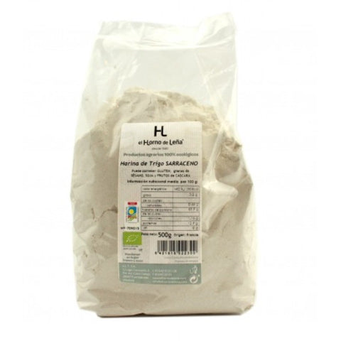 Comprar online HARINA DE TRIGO SARRACENO ECO 500 gr de HORNO DE LEÑA. Imagen 1