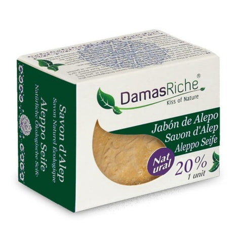 Comprar online JABON ALEPO 20%  200 gr de ECORICHE. Imagen 1