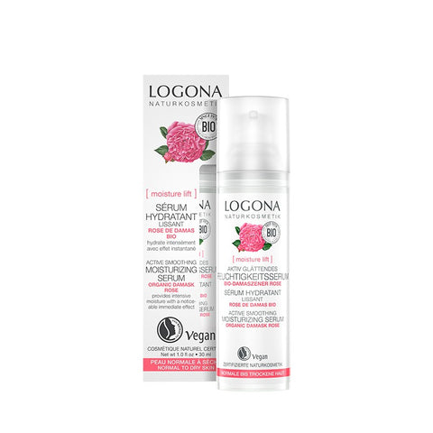 Comprar online SERUM HIDRATANTE ALISADOR ROSA DAMASCENA 30ml de LOGONA. Imagen 1