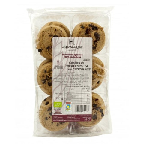 Comprar online COOKIE DE ESPELTA CHOCO ECO 220 gr de HORNO DE LEÑA. Imagen 1