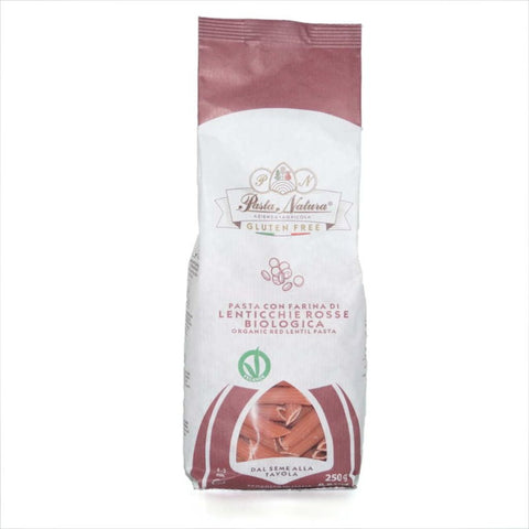 Comprar online PASTA DE LENTEJA ROJA 250G PENNE de ORO DE LOS ANDES. Imagen 1