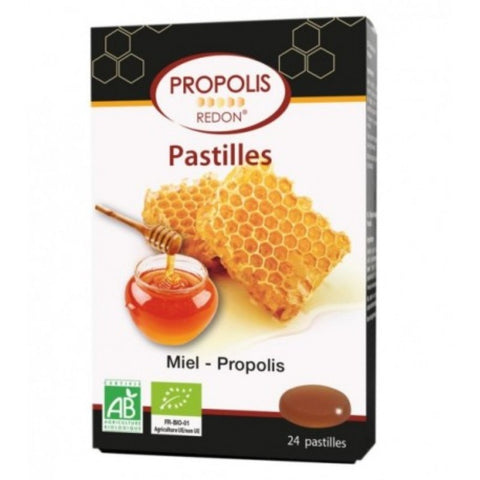Comprar online PASTILLAS PROPOLIS Y MIEL 24 pastillas BIO de REDON. Imagen 1
