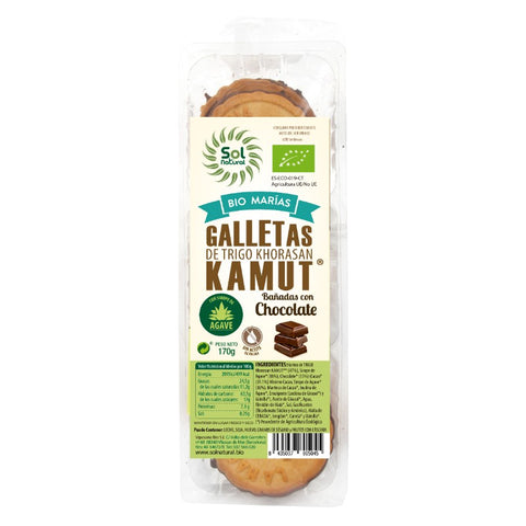 Comprar online GALLETAS DEßKAMUT CHOCO BIO 170 g de SOLNATURAL. Imagen 1