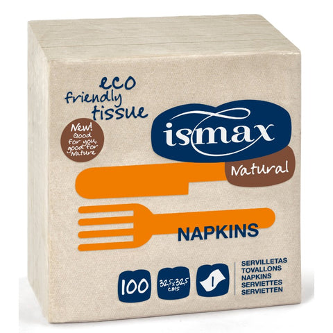 Comprar online SERVILLETA ECOLOGICA 1 CAPA 100/u de ISMAX. Imagen 1