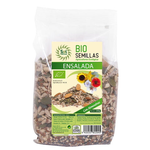 Comprar online MIX SEMILLAS PARA ENSALADAS BIO 250 g de SOLNATURAL. Imagen 1