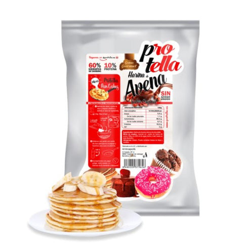Comprar online HARINA DE AVENA CHOCO. 1KG de PROTELLA. Imagen 1