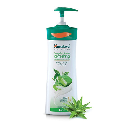 Comprar online LOCION CORPORAL DE TE VERDE Y ALOE VERA 400 ml de PURE HERBES HIMALAYA. Imagen 1