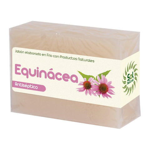 Comprar online JABON DE EQUINACEA 100 g de SOLNATURAL. Imagen 1