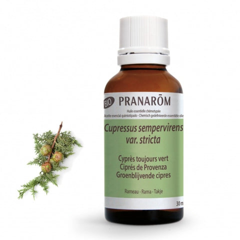 Comprar online A ESENCIAL CIPRES DE PROVENZA RAMA BIO 30 ML de PRANAROM. Imagen 1