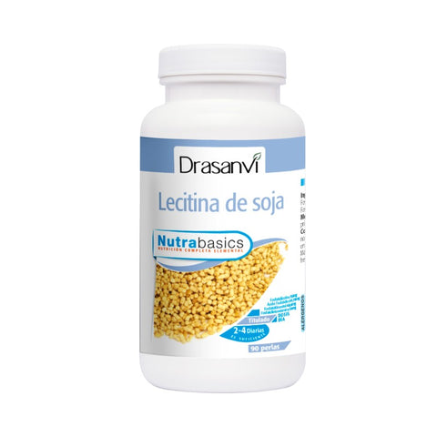 Comprar online LECITINA SOJA 540 mg BOTE 90 Perlas NUTRABASICOS de DRASANVI. Imagen 1