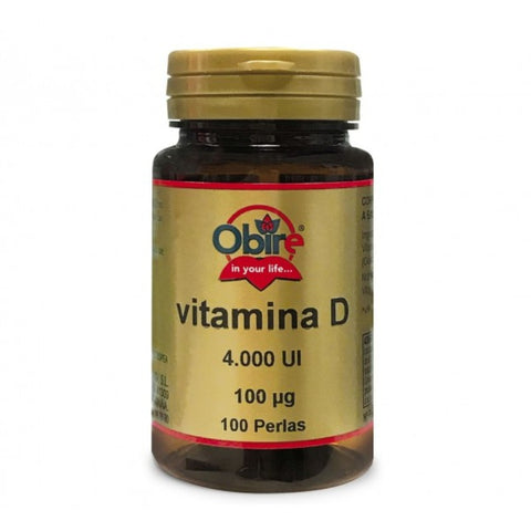 Comprar online VITAMINA D3 100 Perlas de OBIRE. Imagen 1