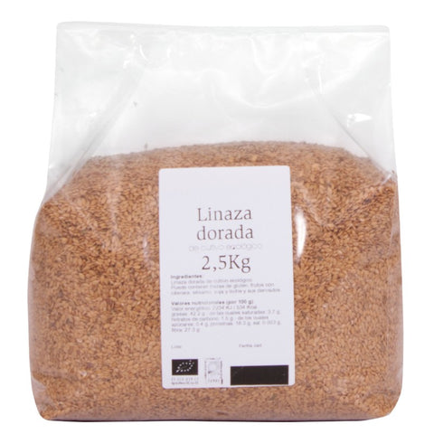 Comprar online SEMILLAS DE LINO DORADO BIO 2,5 kg de SOLNATURAL. Imagen 1