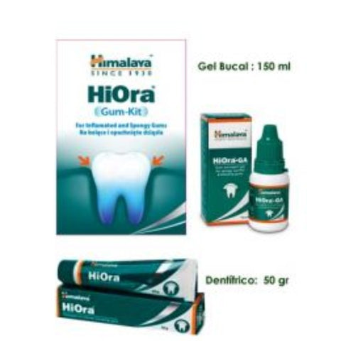 Comprar online KIT CUIDADO ENCIAS HIORA-K DENTIFRICO & GEL 50 gr de PURE HERBES HIMALAYA. Imagen 1